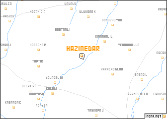 map of Hazinedar