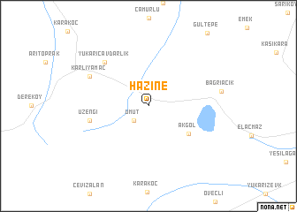 map of Hazine