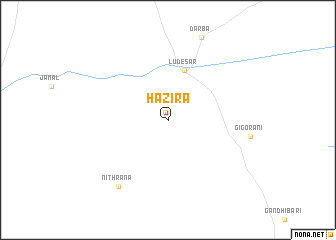 map of Hazira