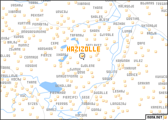 map of Hazizollë