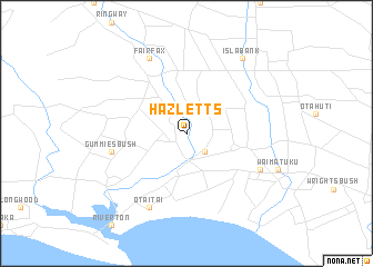 map of Hazletts