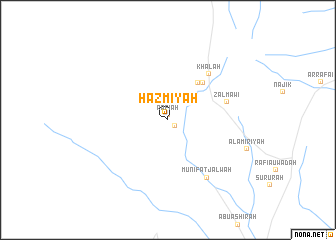 map of Hazmīyah