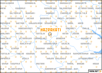 map of Hāzrākāti