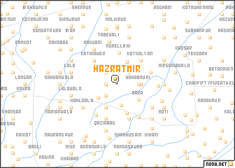 map of Hazrat Mīr