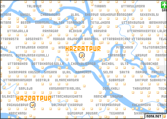 map of Hazratpur