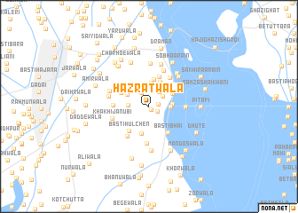 map of Hazratwāla