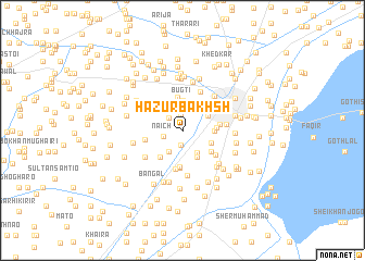 map of Hazūr Bakhsh