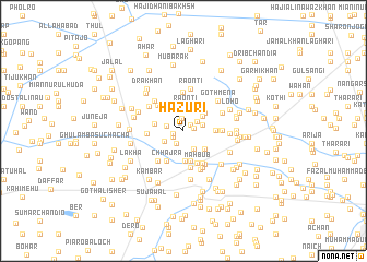 map of Hazūri