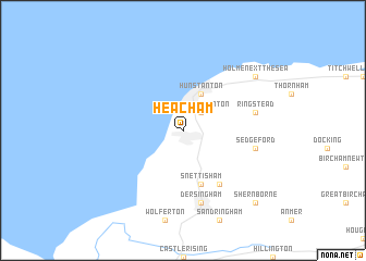 map of Heacham