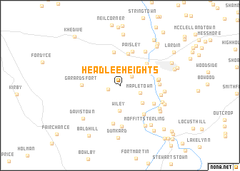 map of Headlee Heights