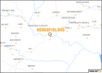 map of Head of Island