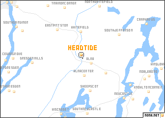 map of Head Tide