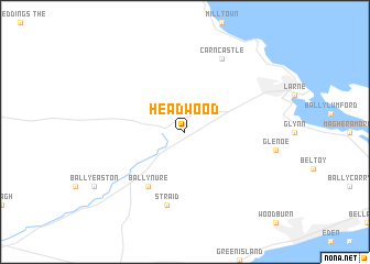 map of Headwood