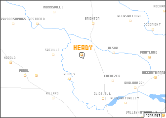 map of Heady
