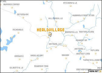 map of Heald Village