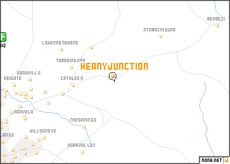 map of Heany Junction