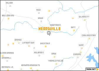 map of Heardville