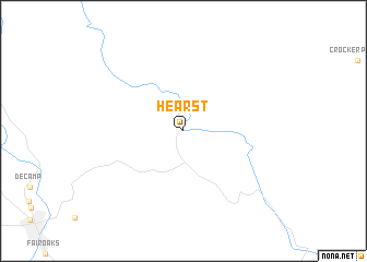 map of Hearst