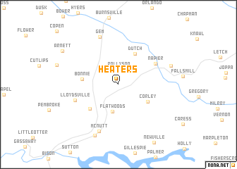 map of Heaters