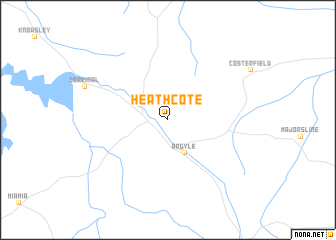 map of Heathcote