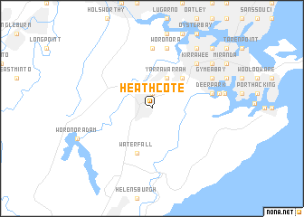 map of Heathcote