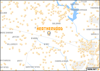 map of Heatherwood