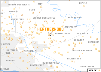 map of Heatherwood