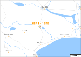 map of Heathmere
