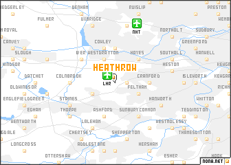 map of Heathrow