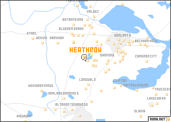 map of Heathrow