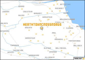 map of Heathtown Cross Roads