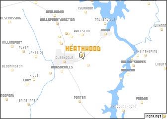 map of Heathwood