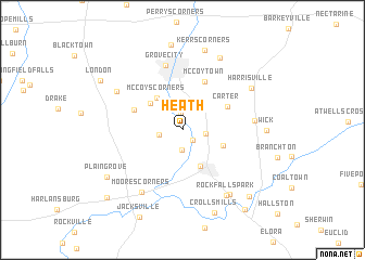 map of Heath