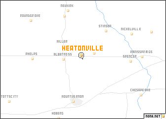 map of Heatonville