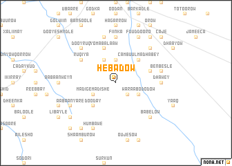 map of Hebadow