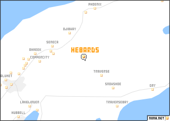 map of Hebards