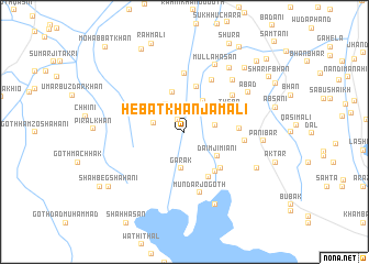 map of Hebat Khān Jamāli