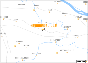 map of Hebbardsville