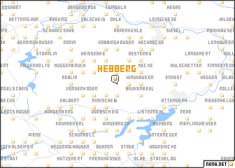 map of Hebberg