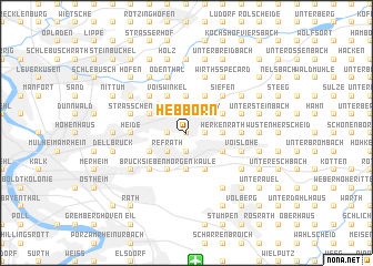 map of Hebborn