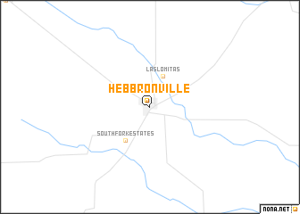 map of Hebbronville