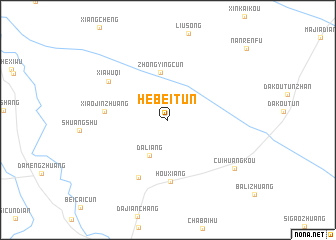 map of Hebeitun