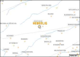 map of Heberlig