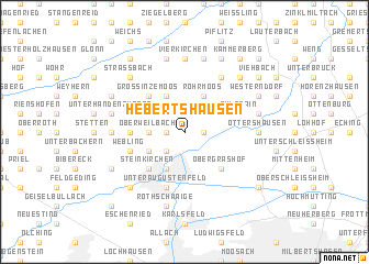 map of Hebertshausen