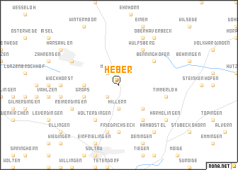 map of Heber