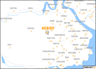 map of Hebian