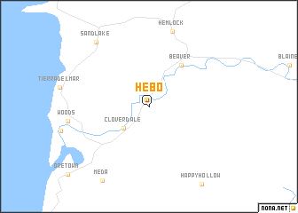 map of Hebo