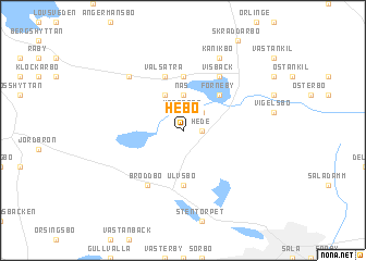 map of Hebo