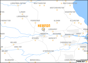 map of Hebron