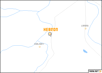 map of Hebron